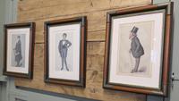 3 Beautifully Framed Vanity Fair Satirical Prints