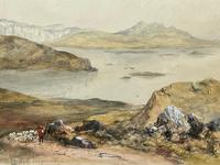 19th Century Scottish Highlands Watercolour Loch Kishorn By William Leighton Leitch (6 of 36) 19th Century Scottish Highlands Watercolour Loch Kishorn By William Leighton Leitch (6 of 36)