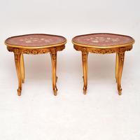 Pair of Antique French Style Giltwood Side Tables (2 of 10) Pair of Antique French Style Giltwood Side Tables (2 of 10)