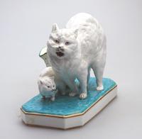 Highly Unusual Novelty Frightened Cat Porcelain Striker / Match Holder 19th Century (8 of 13) Highly Unusual Novelty Frightened Cat Porcelain Striker / Match Holder 19th Century (8 of 13)