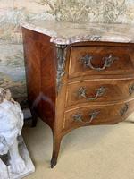 French 19th Century Kingwood Commode with Marble Top (5 of 6) French 19th Century Kingwood Commode with Marble Top (5 of 6)