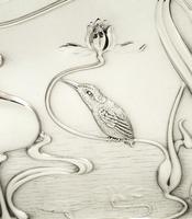Antique Art Nouveau Sterling Silver Kingfisher Bird Dressing Tray 1903 (5 of 9) Antique Art Nouveau Sterling Silver Kingfisher Bird Dressing Tray 1903 (5 of 9)