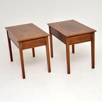 Pair of Antique Inlaid Mahogany Side Tables (6 of 12) Pair of Antique Inlaid Mahogany Side Tables (6 of 12)