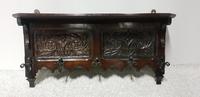 Carved Oak Coat Rack (4 of 4) Carved Oak Coat Rack (4 of 4)