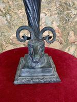 19th Century Bronze Lamp in the Form of a Goat or Ram (5 of 6) 19th Century Bronze Lamp in the Form of a Goat or Ram (5 of 6)