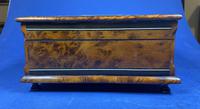 Victorian French Burr Cedar Jewellery Box with ebonised fruitwood and original interior (10 of 13) Victorian French Burr Cedar Jewellery Box with ebonised fruitwood and original interior (10 of 13)
