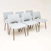 Set of Six Vintage Mid Century Dining Chairs
