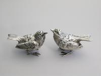 Pair of George V Novelty Silver Wren Peppers, by R H H, Sheffield, 1926 (3 of 12) Pair of George V Novelty Silver Wren Peppers, by R H H, Sheffield, 1926 (3 of 12)