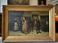 Substantial 19th Century Flemish Oil Painting of Locals in Brugge by Dumont (14 of 21) Substantial 19th Century Flemish Oil Painting of Locals in Brugge by Dumont (14 of 21)