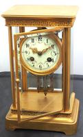 Antique French Table Regulator Compensating Pendulum 8 Day 4 Glass Mantel Clock (6 of 13) Antique French Table Regulator Compensating Pendulum 8 Day 4 Glass Mantel Clock (6 of 13)