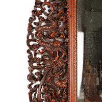 Chinese Red Cedar Framed Mirror (3 of 8) Chinese Red Cedar Framed Mirror (3 of 8)