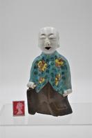 Chinese Laughing Boy - Famille Verte on Biscuit - Jiaqing (2 of 9) Chinese Laughing Boy - Famille Verte on Biscuit - Jiaqing (2 of 9)