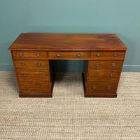 Fine Quality Victorian Mahogany Antique Pedestal Desk (7 of 7) Fine Quality Victorian Mahogany Antique Pedestal Desk (7 of 7)