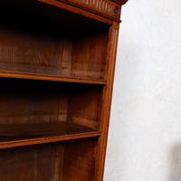 Carved Oak Open Bookcase Edwardian (10 of 14) Carved Oak Open Bookcase Edwardian (10 of 14)