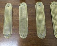 A Set of 19th Century Arts and Crafts Brass Door Finger Plates and Knobs (2 of 5) A Set of 19th Century Arts and Crafts Brass Door Finger Plates and Knobs (2 of 5)