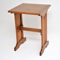 Antique Arts & Crafts Elm Writing Table (3 of 8) Antique Arts & Crafts Elm Writing Table (3 of 8)