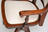 Antique Victorian Mahogany Swivel Desk Chair (5 of 10) Antique Victorian Mahogany Swivel Desk Chair (5 of 10)
