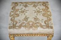 Square French Style Gilt Stool (7 of 7) Square French Style Gilt Stool (7 of 7)