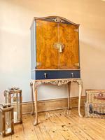 Vintage Burr Walnut Louis XV Style Drinks Cabinet (12 of 12) Vintage Burr Walnut Louis XV Style Drinks Cabinet (12 of 12)