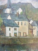Oil on Canvas Laid on Board by the River Loire Listed Artist John Denahy (3 of 10) Oil on Canvas Laid on Board by the River Loire Listed Artist John Denahy (3 of 10)