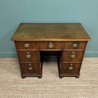 Small Mahogany Victorian Antique Pedestal Desk (3 of 7) Small Mahogany Victorian Antique Pedestal Desk (3 of 7)