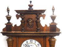 Gustav Becker Antique Walnut & Ebonised 8-day Twin Weight Striking Vienna Regulator Wall Clock (7 of 14) Gustav Becker Antique Walnut & Ebonised 8-day Twin Weight Striking Vienna Regulator Wall Clock (7 of 14)