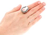 Carved Hardstone & 1.62ct Diamond, 18ct Yellow Gold Dress Ring - Antique c.1770 (7 of 9) Carved Hardstone & 1.62ct Diamond, 18ct Yellow Gold Dress Ring - Antique c.1770 (7 of 9)