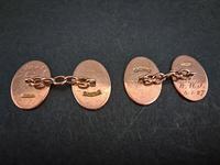Pair of Gold Cufflinks (2 of 3) Pair of Gold Cufflinks (2 of 3)