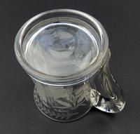 Good Engraved Glass Marriage Tankard with Vine Hops & Barley 19th Century (5 of 11) Good Engraved Glass Marriage Tankard with Vine Hops & Barley 19th Century (5 of 11)