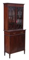 Georgian revival mahogany glazed bookcase on cupboard C1890 (7 of 12) Georgian revival mahogany glazed bookcase on cupboard C1890 (7 of 12)