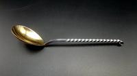 6 x Vintage Russian Silver Gilt Barley Twist Caviar Spoons c.1952 (2 of 6) 6 x Vintage Russian Silver Gilt Barley Twist Caviar Spoons c.1952 (2 of 6)