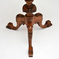 Antique Victorian Inlaid Burr Walnut Side Table (3 of 8) Antique Victorian Inlaid Burr Walnut Side Table (3 of 8)