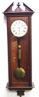 Antique German Single Weight Walnut 8-Day Vienna Regulator Wall Clock (4 of 10) Antique German Single Weight Walnut 8-Day Vienna Regulator Wall Clock (4 of 10)