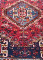 Vintage Persian Handmade Rug with a Vibrant Red & Blue Ground (8 of 8) Vintage Persian Handmade Rug with a Vibrant Red & Blue Ground (8 of 8)