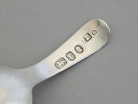 George III Silver Bead Edge Caddy Spoon by George Baskerville, London 1794 (3 of 8) George III Silver Bead Edge Caddy Spoon by George Baskerville, London 1794 (3 of 8)