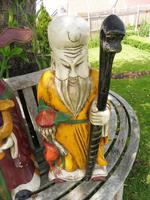 3 Large Chinese Hardwood Temple Statues 1930s (4 of 10) 3 Large Chinese Hardwood Temple Statues 1930s (4 of 10)