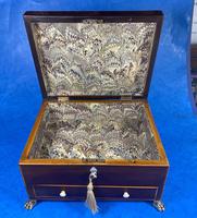 Georgian Mahogany Jewellery Box with Front Drawer (6 of 17) Georgian Mahogany Jewellery Box with Front Drawer (6 of 17)