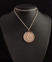 Victorian Silver Crown Pendant, Coin Necklace (5 of 11) Victorian Silver Crown Pendant, Coin Necklace (5 of 11)