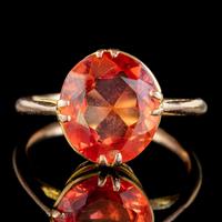 Antique Victorian 4.5ct Mexican Fire Opal Ring 9ct Gold Circa 1900 (2 of 6) Antique Victorian 4.5ct Mexican Fire Opal Ring 9ct Gold Circa 1900 (2 of 6)