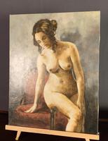 Mid Century Signed Oil on Canvas Female Nude (6 of 6) Mid Century Signed Oil on Canvas Female Nude (6 of 6)