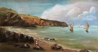 Original Antique 19th Century British Coastal Seascape Oil on Board Painting (2 of 10) Original Antique 19th Century British Coastal Seascape Oil on Board Painting (2 of 10)