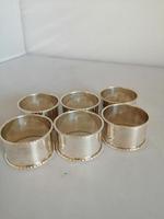 Six Silver Napkin Rings (4 of 4) Six Silver Napkin Rings (4 of 4)