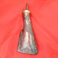 Vintage Rifle Stock Shaped Powder Flask (2 of 4) Vintage Rifle Stock Shaped Powder Flask (2 of 4)