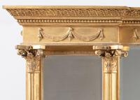 Late 19th Century Large Victorian English Gilt Triple Plate Overmantle Mirror (11 of 12) Late 19th Century Large Victorian English Gilt Triple Plate Overmantle Mirror (11 of 12)