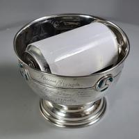 Rare Arts & Crafts Liberty & Co HM Silver & Enamel Cymric Bowl c.1905- Signed (4 of 14) Rare Arts & Crafts Liberty & Co HM Silver & Enamel Cymric Bowl c.1905- Signed (4 of 14)