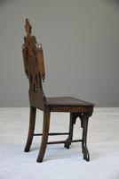 Victorian Gothic Revival Oak Hall Chair (4 of 12) Victorian Gothic Revival Oak Hall Chair (4 of 12)