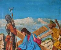 Lovely 19th Century Religious Old Master Christ & Cross Oil Painting - Set 14 Available (12 of 19) Lovely 19th Century Religious Old Master Christ & Cross Oil Painting - Set 14 Available (12 of 19)