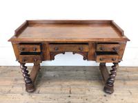 Antique Mahogany Desk with Barley Twist Supports (3 of 13) Antique Mahogany Desk with Barley Twist Supports (3 of 13)