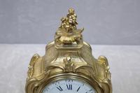 French Rococo Style Bronze Gilt Mantel Clock (5 of 9) French Rococo Style Bronze Gilt Mantel Clock (5 of 9)