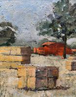 Lovely Original 20th Century Vintage Impressionist Harvest Haystack Landscape Painting (6 of 12) Lovely Original 20th Century Vintage Impressionist Harvest Haystack Landscape Painting (6 of 12)